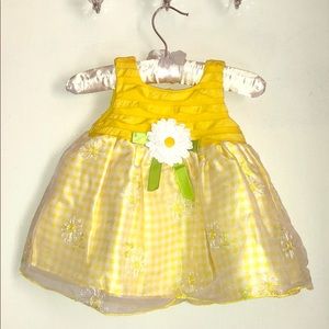 Youngland Baby Yellow Dress. Size 6/9M